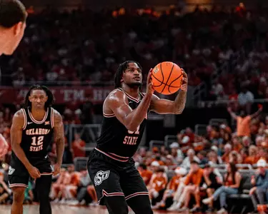 Image Taken at MBB VS TEXAS, Saturday, March 2, 2024, Moody Center, Austin, Texas. Chase Davis/OSU Athletics.