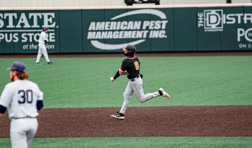 Image Taken at Oklahoma State Cowboy Baseball, Saturday, April 20th, 2024, Tointon Family Stadium, Manhattan, Kansas. Evan Cichon/OSU Athletics.