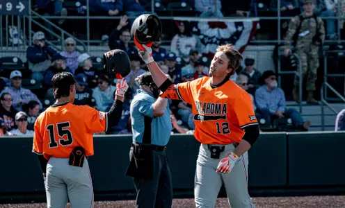 Image Taken at Oklahoma State Cowboy Baseball, Saturday, April 20th, 2024, Tointon Family Stadium, Manhattan, Kansas. Evan Cichon/OSU Athletics.