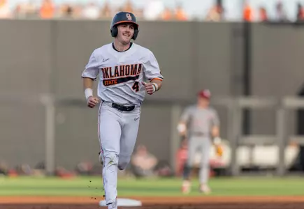 Image Taken at the Oklahoma State Cowboys vs Oklahoma Sooners Baseball Game, Friday, April 5, 2024, O'Brate Stadium, Stillwater, OK. Bruce Waterfield/OSU Athletics