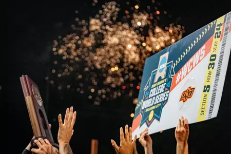 Cowgirl Softball With Ticket Punched