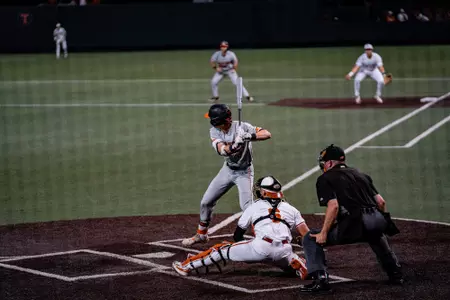 Image Taken at Oklahoma State Cowboys Baseball, Friday, May 3rd, 2024, UFCU Disch-Falk Field, Austin, Texas. Evan Cichon/OSU Athletics.