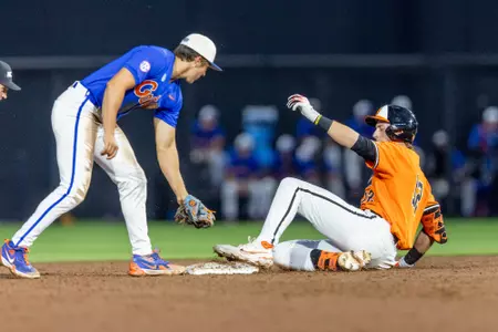 Image Taken at the 2024 NCAA Baseball Stillwater Regional, Oklahoma State Cowboys vs Florida Gators Baseball Game, Sunday, June 2, 2024, O'Brate Stadium, Stillwater, OK. Bruce Waterfield/OSU Athletics