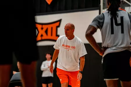 Steve Lutz at Practice