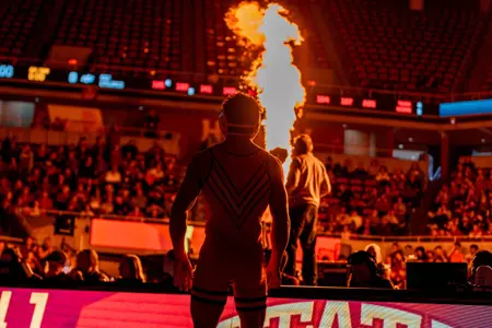 Cowboy Wrestling at Iowa State Flame