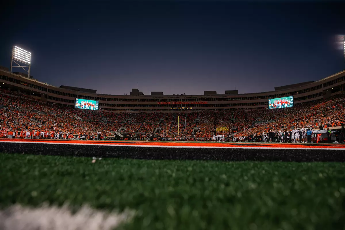 Image of Oklahoma State Cowboy Football vs Cincinnati Taken Saturday, October 18, 2025, Boone Pickens Stadium, Stillwater, OK. Jerod_Hill/OSU Athletics