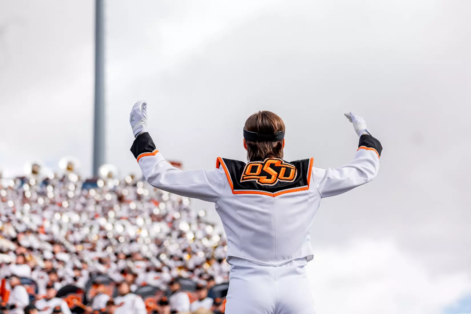 Image of Oklahoma State Cowboy Football vs Kansas Taken Saturday, November 1, 2025, David Booth Kansas Memorial Stadium, Lawrence, KS. Jerod_Hill/OSU Athletics