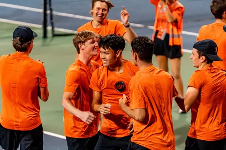 Cowboy Tennis Downs BYU in Conference Opener