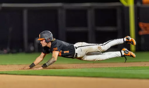 Image Taken at the Oklahoma State Cowboys vs North Dakota State Bison Baseball Game, Tuesday, March 18, 2025, O'Brate Stadium, Stillwater, OK. Bruce Waterfield/OSU Athletics