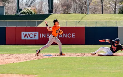Image Taken at Oklahoma State Cowboys Baseball, Saturday, March 22nd, 2025, Smith's Ballpark, Salt Lake City, Utah. Evan Cichon/OSU Athletics.