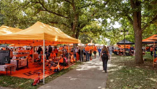 Football tailgating at Oklahoma State
