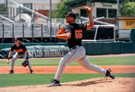 Image Taken at Oklahoma State Cowboys Baseball, Saturday, May 10th, 2025, Baylor Ballpark, Waco, Texas. Evan Cichon/OSU Athletics.