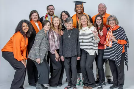 Ollie Gordon and Academics Staff