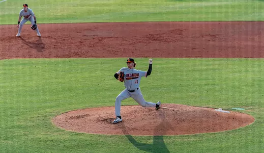 Image Taken at Oklahoma State Cowboys Baseball, Friday, May 9th, 2025, Baylor Ballpark, Waco, Texas. Evan Cichon/OSU Athletics.