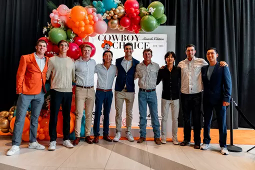 The Oklahoma State men's golf team at the 2025 Cowboy Choice Awards