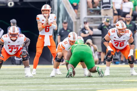 Flores and OLine vs Oregon 2025