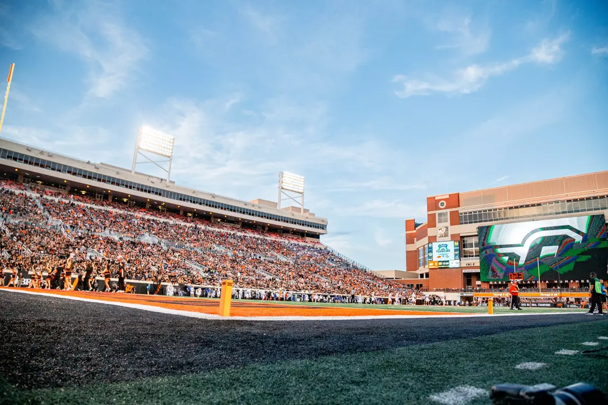 mage of Oklahoma State Cowboy Football vs Tulsa Taken Friday, September 19, 2025, Boone Pickens Stadium, Stillwater, OK. Dylan_Baisden/OSU Athletics
