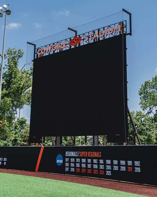 Softball video board