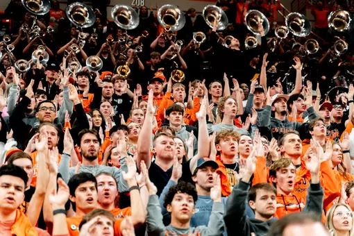 Student Section vs Baylor w/ Band