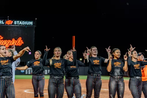 Cowgirl Softball celebratory shot