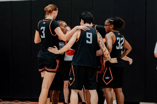 OSUWBB Team Huddle from Practice