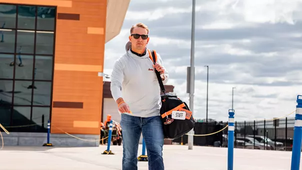 Eric Morris travel day to Houston