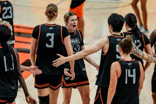 Cowgirl Basketball Team Reaction