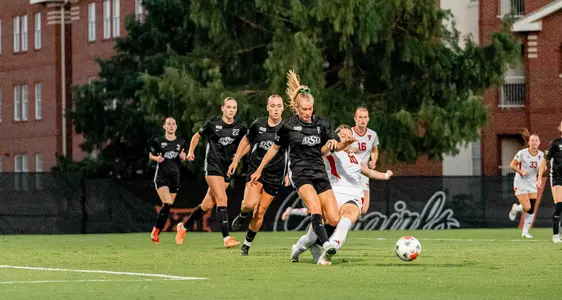 Image Taken at Cowgirl Soccer Pink Jersey, 01, 10, 26, Orange Power Studios, Stillwater, Oklahoma. Marlee Brown/OSU Athletics.