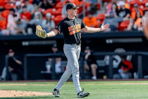 Lund celebration vs. Sam Houston