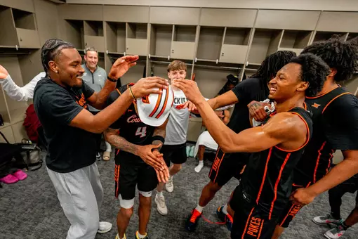 MBB Hard Hat Celebration vs Colorado