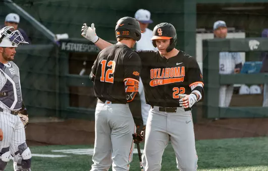 Image Taken at Oklahoma State Cowboy Baseball, Saturday, April 11th, 2026, Tointon Family Stadium, Manhattan, Kansas. Evan Cichon/OSU Athletics.
