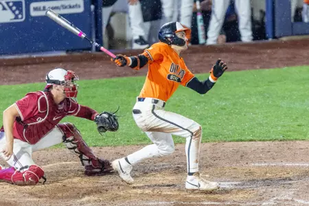 Image Taken at the Oklahoma Sooners vs Oklahoma State Cowboys Baseball Game, Tuesday, April 14, 2026, Oneok Field, Tulsa, OK. Bruce Waterfield/OSU Athletics