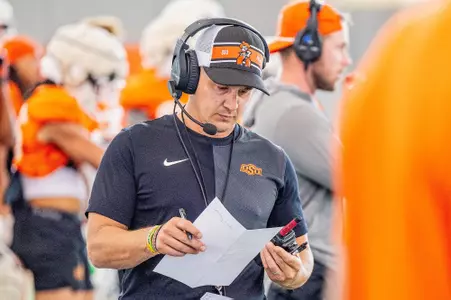 Eric Morris at Spring Practice 2026