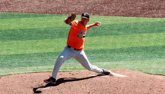 Image Taken at Oklahoma State Cowboys Baseball, Sunday, April 26th, 2026, Rip Griffin Park, Lubbock, Texas. Evan Cichon/OSU Athletics.
