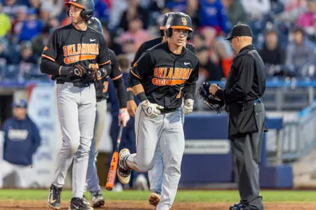 Image Taken at the Oral Roberts Golden Eagles vs Oklahoma State Cowboys Baseball Game, Tuesday, April 28, 2026, Oneok Field, Tulsa, OK. Bruce Waterfield/OSU Athletics