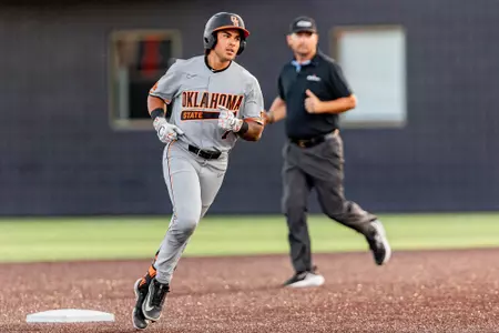 Image Taken at the Oral Roberts Golden Eagles vs Oklahoma State Cowboys Baseball Game, Tuesday, May 12, 2026, Chapman Field, Tulsa, OK. Bruce Waterfield/OSU Athletics