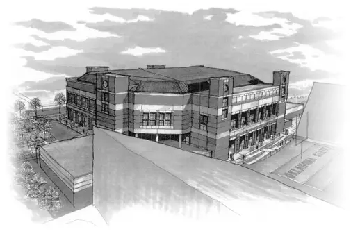 2000 Athletics Center Rendering - Gallagher-Iba Arena
