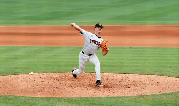 Image Taken at Oklahoma State Cowboys Baseball, Friday, May 29th, 2026, Sewell-Thomas Stadium, Tuscaloosa, Alabama. Evan Cichon/OSU Athletics.