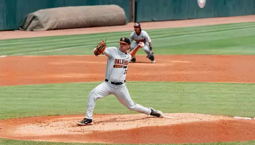 Image Taken at Oklahoma State Cowboys Baseball, Saturday, May 30th, 2026, Sewell-Thomas Stadium, Tuscaloosa, Alabama. Evan Cichon/OSU Athletics.