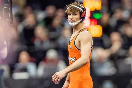 Image Taken at the 2026 NCAA Wrestling Championships, Friday, March 20, 2026, Rocket Arena, Cleveland, OH. Bruce Waterfield/OSU Athletics