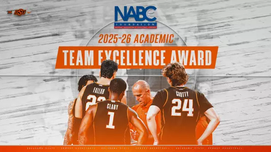 Cowboy Basketball earns NABC Academic Team Excellence Award