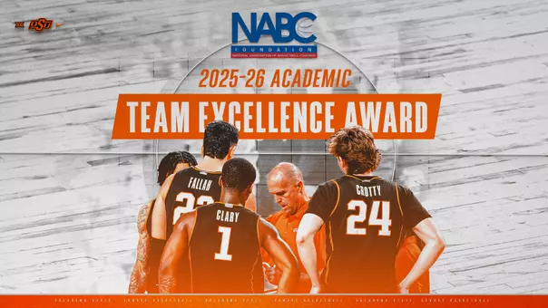Cowboy Basketball earns NABC Academic Team Excellence Award