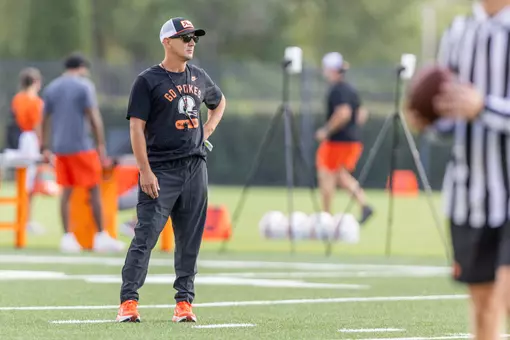 Eric Morris at Practice - Fall 2026
