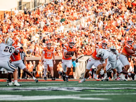 Image Taken at the Oklahoma State Cowboys vs Murray State Racers Football Game, Saturday, September 19, 2026, Boone Pickens Stadium, Stillwater, OK.