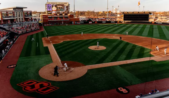 Image Taken at Cowoboy Baseball Vs. Central Arkansas, Tuesday, Feburary 24, 2026, O'Brate Stadium, Stillwater, OK. Colin Peters/OSU Athletics