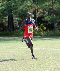 Barnabas Kirui won the race with his best career time at an SEC Championship.