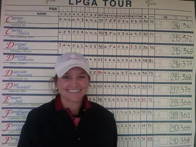 Dori Carter Earned her LPGA Tour card on Sunday.
