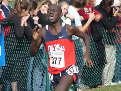 Defending SEC Champion Barnabas Kirui