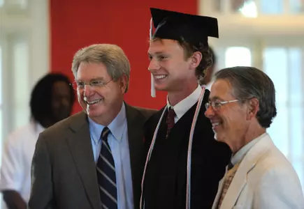 Lee Ellis Moore at graduation (photo by Kevin Bain)