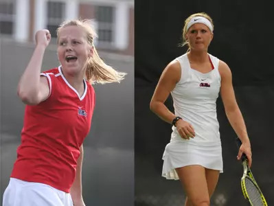 Seniors Laura van de Stroet and Connor Vogel